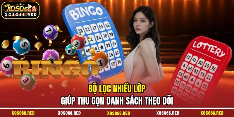 Bộ lọc nhiều lớp giúp thu gọn danh sách theo dõi