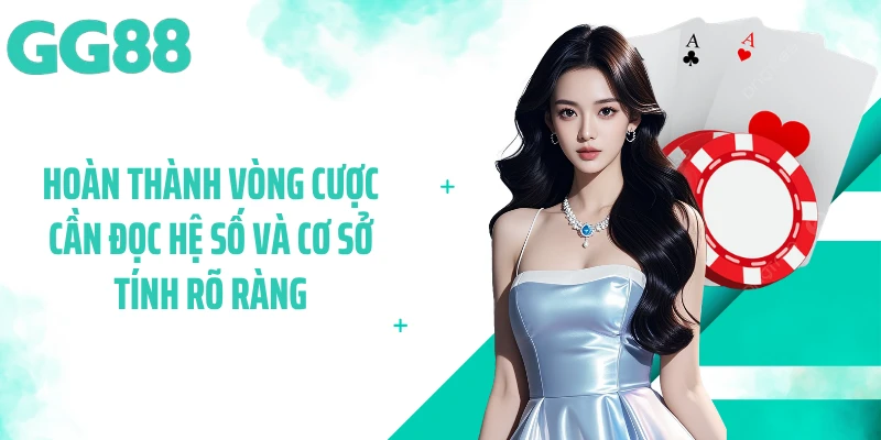 Hoàn thành vòng cược cần đọc hệ số và cơ sở tính rõ ràng
